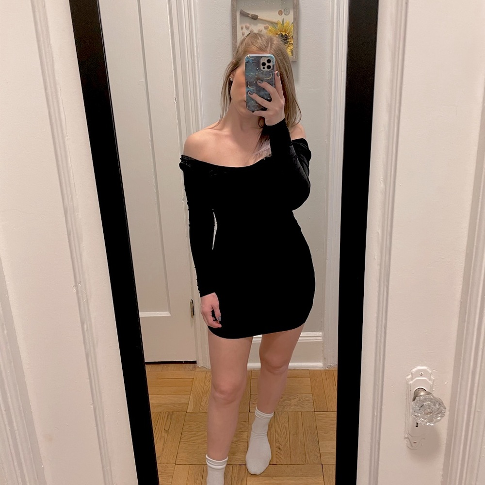 American Apparel Velvet Bodycon